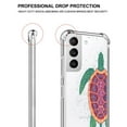 thumbnail image 3 of Cool Sea Turtle Clear Case for Samsung Galaxy S21,Aesthetic Art Design Case for Men Women,Unique Trendy Transparent TPU Bumper Case Cover, 3 of 5