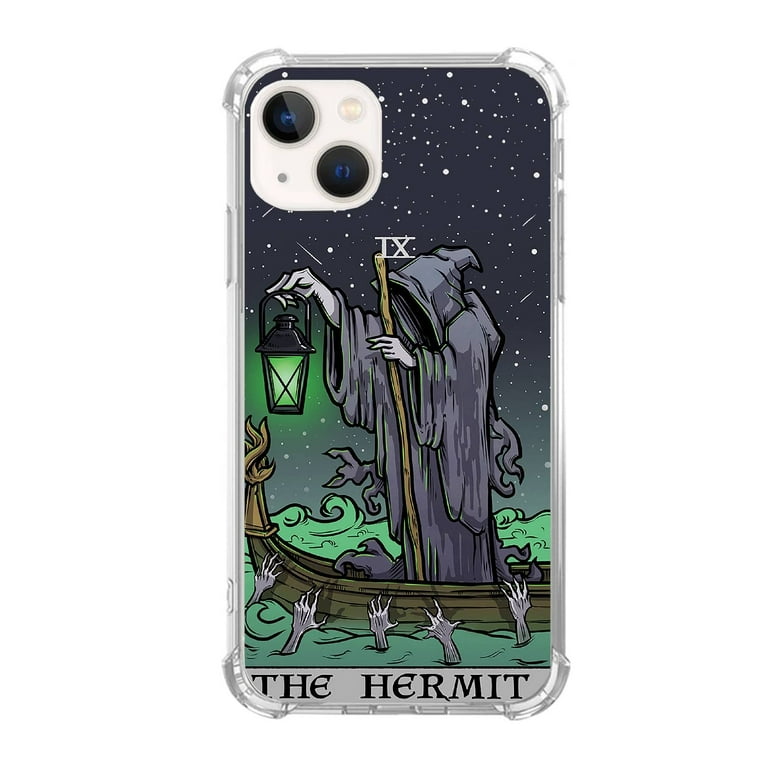 The Hermit Tarot Card Case for iPhone 13 Mini,Aesthetic Art Design TPU Shock-proof Cover Case - Walmart.com The Hermit Tarot Card Case for iPhone 13 Mini,Aesthetic Art Design TPU Shock-proof Cover Case - Walmart.com