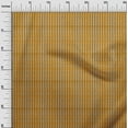 thumbnail image 2 of oneOone Georgette Viscose Mustard Yellow Fabric Stripe Block Sewing Material Print Fabric By The Yard 42 Inch Wide, 2 of 4