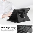 thumbnail image 6 of for iPad 10th Gen/11th Gen (2022/2025) 10.9 inchDetachable Magnetic Case with Sleep/Wake, Multi-Angle Stand, Shockproof TPE+PC Protection - Black, 6 of 7