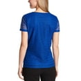 thumbnail image 2 of Calvin Klein Women's Stretch Textured Shirt Regatta, XX-Large, 2 of 2