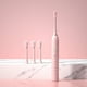 thumbnail image 1 of Cepillo de dientes eléctrico con 4 cabezas y 6 modos - 42.000 trazos/min, temporizador inteligente de 2 minutos, impermeable IPX7, recargable USB - blanco, negro, rosa, 1 of 6