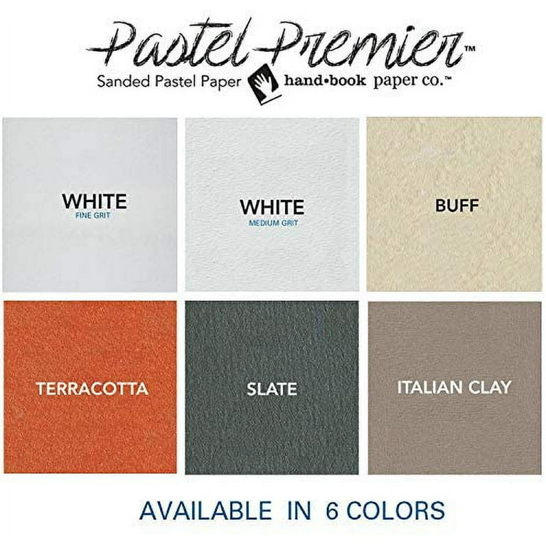 Sanded Pastel Paper Italian Clay 320 Grit 9X12 8 Pack