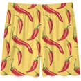 thumbnail image 4 of NICKSUN Shorts de Pyjama Amusants pour Hommes, Bas de Pyjama Courts Doux avec Poches, Dessin Animé Chili Jaune, P, 4 of 6