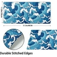 thumbnail image 3 of Japanese Blue and White Wave Gaming Mouse Pad XL, Large Mouse Pad Wave Anime Mouse Mat Desk Pad, Extended Stitched Non-Slip Rubber Edges Mousepad for Work/Game/Office,31.5 X 11.8 Inch, 3 of 6