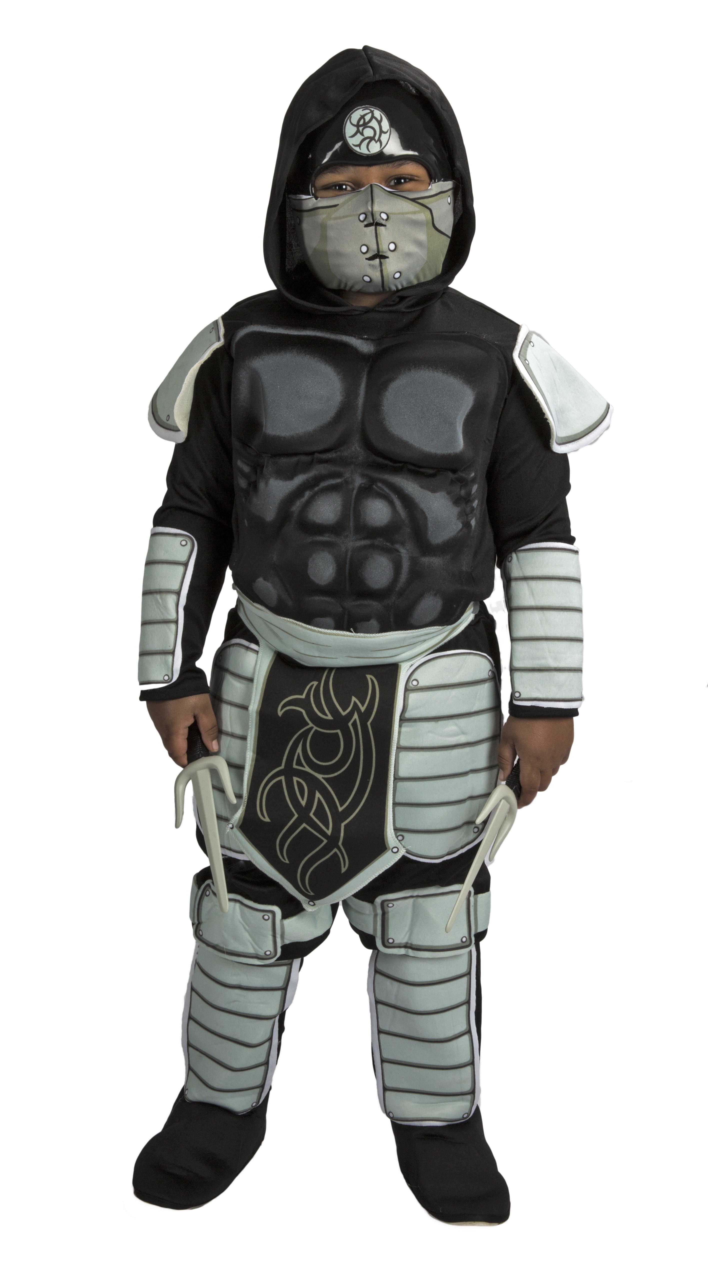 Deluxe Stealth Ninja Costume Small, with Sais Accessories