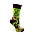 thumbnail image 2 of Fabdaz Eat Your Fruits and Veggies Funny Crazy Socks for Women, 2 of 2