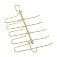 thumbnail image 4 of Perchero para pantalones perfecl Aleación de Aluminio 5 Capas Antideslizante Dorado, 4 of 8