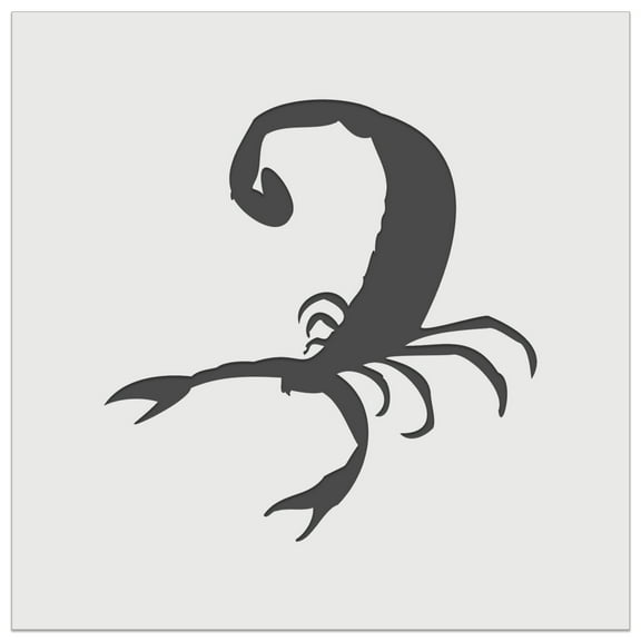 Scorpion Insect Solid DIY Cookie Wall Craft Stencil - 5.5 Inch