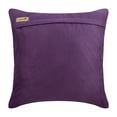 thumbnail image 3 of The HomeCentric Pillow Cover Pack of 2 22x22 inch (55x55 cm) Throw Pillow Cover Purple Throw Pillow Cover Textured Pintucks Solid Pillow Cover Faux Suede Pillowcases Solid - Purple No Limits No Lines, 3 of 3