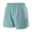 Green, variant on BRGZLK Women's Casual Sports Shorts Trendy Solid Color Large Size Shorts Thin Casual Loose Home Pants Sporty And Wearable Sports Shorts Black XXXL