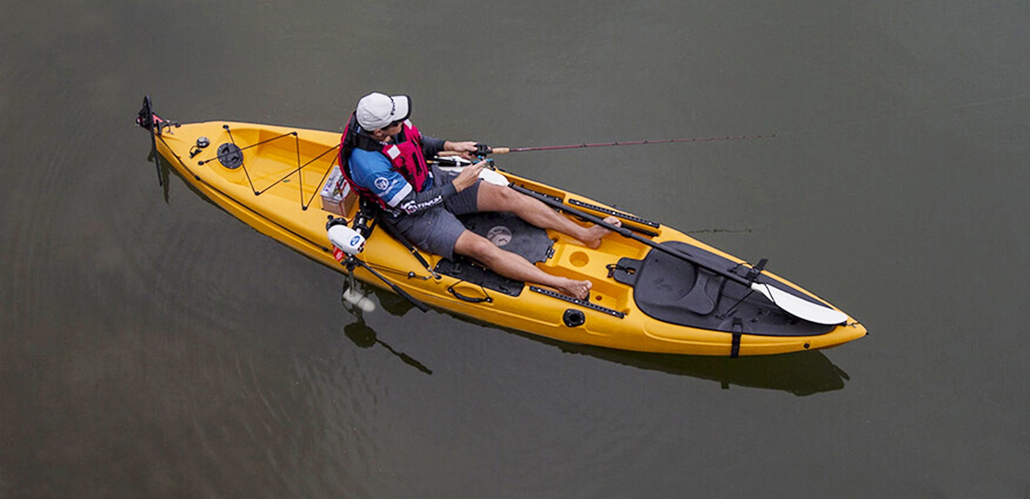 Watersnake ASP T24 24 lb Thrust Kayak Trolling Motor with Mount Bracket