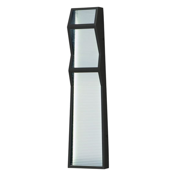 E30126-144BK ET2 Lighting Totem - 24W 2 LED Outdoor Wall Mount-24 Inches Tall and 6 Inches Wide