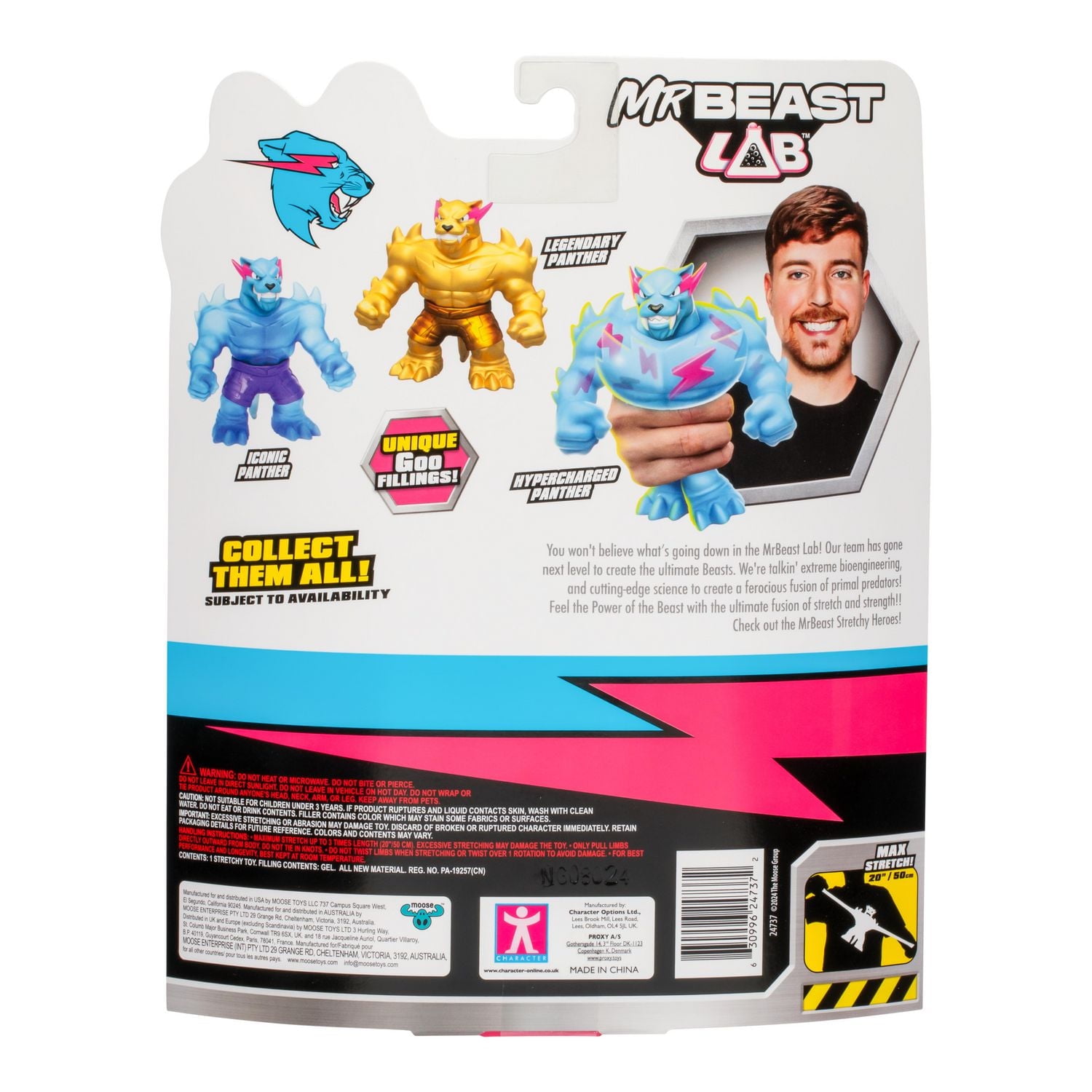 MrBeast Lab Stretchy Figure by Heroes of Goo Jit Zu, Squishy