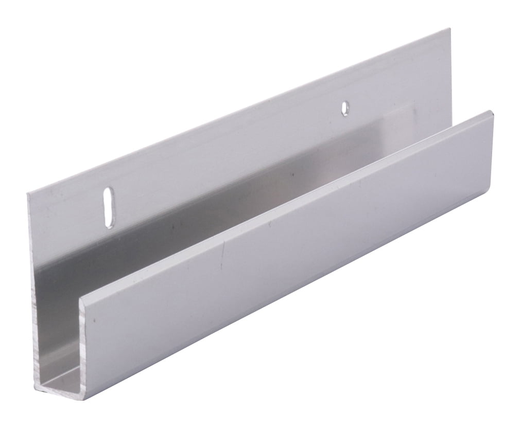 CRL D645BA Brite Anodized 1/4" Deep Nose Aluminum JChannel Walmart