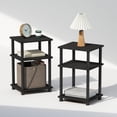 thumbnail image 3 of Mesita de noche Table Furinno Just Turn-Tube de 3 niveles, 29 x 34 x 58 cm, 3 of 5
