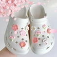 thumbnail image 3 of 11PCS Flower Shoe Charms for Croc Clog Sandals Bracelets Accessories Decoration, Cute Designer Shoe Charms for Girls Kids Teens Adults Women Party Favor, 3 of 7