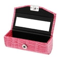 thumbnail image 4 of HILABEE Leather Lipstick Case Holder Storage Box with Mirror for Purse Rose Red, 4 of 7