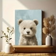 thumbnail image 6 of Adorable Bear Cub Canvas Wall Art， Perfect for Living Room， Bedroom， Nursery， Office， and Hallway Decoration., 6 of 8