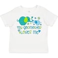 thumbnail image 3 of Inktastic My Godmother Loves Me- cute elephants Boys or Girls Toddler T-Shirt, 3 of 5
