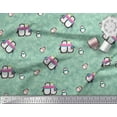 thumbnail image 3 of Soimoi Poly Georgette Fabric Snowman & Penguin Kids Printed Craft Fabric by the Yard 42 Inch Wide, 3 of 3