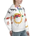 thumbnail image 6 of Honeii 2025 New Year'S Pattern Womens Oversized Hoodies Long Sleeve Sweatshirts Pullover Fall Outfits with Pocket-Large, 6 of 7