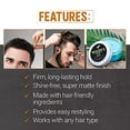thumbnail image 4 of Matte Finish Clay by Woodys for Men - 3.4 oz Styling, 4 of 5
