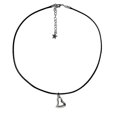 thumbnail image 1 of Collar de Cuerda de poliuretano Yashi negro para mujeres y adolescentes estilo 4 45 + 5 cm, 1 of 5