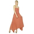 thumbnail image 2 of Bimba Women Long Maxi Dress Smocked Waist Top Spaghetti Casual Summer Dress, 2 of 6