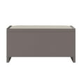 Ameriwood Home Collingwood Entryway Storage Bench with Cushion, Taupe