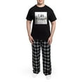 thumbnail image 5 of CafePress - Cat Dad Pajamas - Men's Dark Loose Fit Cotton Pajama Set, 5 of 7