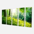 thumbnail image 2 of Designart - Beautiful Green Grass and Trees - Large Landscape Canvas Art Print, 2 of 3