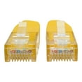 thumbnail image 4 of Eaton Tripp Lite Series Cat6 Gigabit Molded (UTP) Ethernet Cable (RJ45 M/M), PoE, Yellow, 5 ft. (1.52 m) - Patch cable - RJ-45 (M) to RJ-45 (M) - 5 ft - UTP - CAT 6 - IEEE 802.3ab/IEEE 802.5 - molded, stranded - yellow, 4 of 9