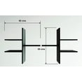 thumbnail image 4 of Esatto Repisas Free organizadoras negras diseño italiano madera melamina 2 pcs 60 x 60 cms c/u, 4 of 4