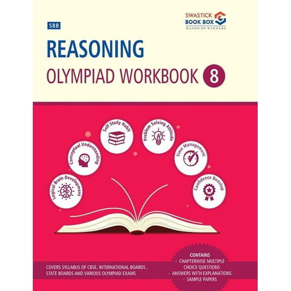 SBB Reasoning Olympiad Workbook - Class 8, (Paperback)