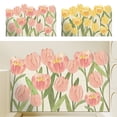 thumbnail image 1 of Sentmoon Decorative Hallway Runner Tulip Entryway Door Mat Wire Ring Non Slip Porch Carpet Dirt Resistant Cuttable Floor Rug for Indoor Outdoor Use Today’s Must-Have Bargains, 1 of 7