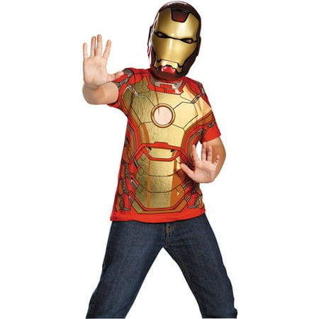 Iron Man 3 T-shirt Child Halloween Costu