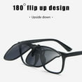 thumbnail image 3 of Fashion Glasses Clip-on Sunglasses Silicone Clip Polarized Lens Anti-UV Safety Driving Anti Glare 3 Color Choice, 3 of 9