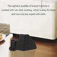 thumbnail image 3 of 2 Pack Carbon Steel Non-Stick Coating Breadmaker Paddle, Replacement Parts Paddle for Bread Maker Machine, 3 of 8