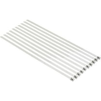 Stainless Steel Exhaust Wrap Ties, 14 Inch