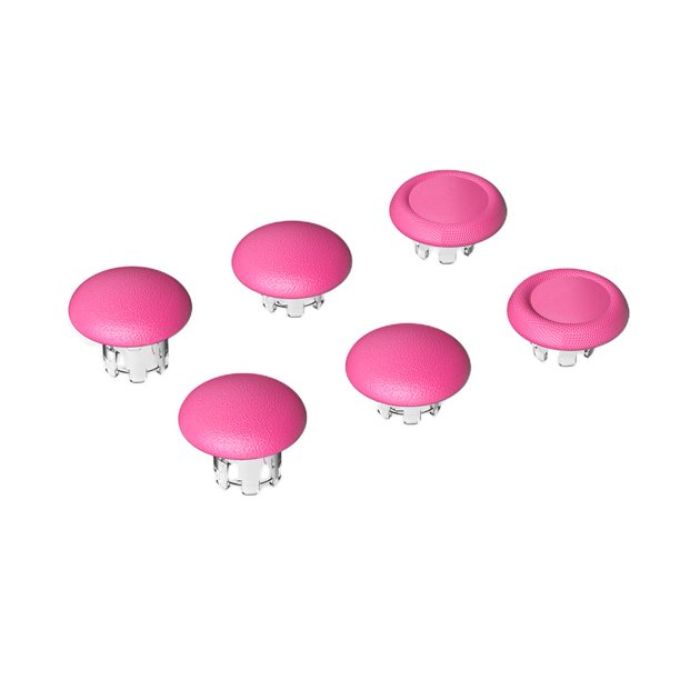 6pcs 3D Thumbstick Grip Caps para PS5 Edge Elite Joystick Gamepad (Rojo) Likrtyny Para estrenar