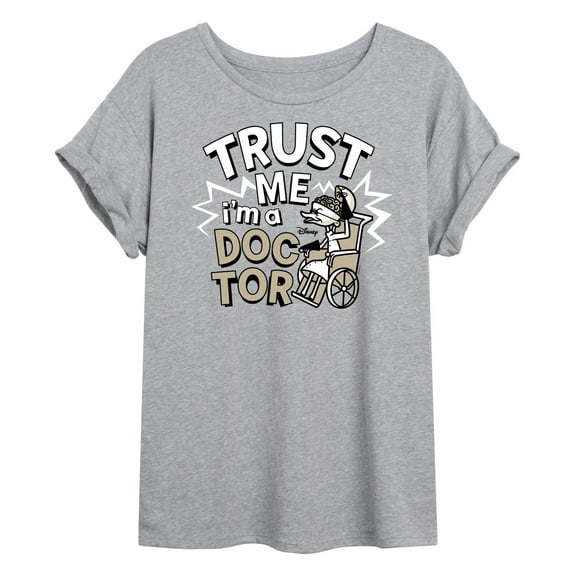 The Nightmare Before Christmas - Trust Me I'm A Doctor - Juniors Ideal Flowy Muscle T-Shirt