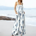 thumbnail image 1 of Robes d'Été pour Femmes 2023 Maxi Robe d'Été Boutonnée avec Poches Imprimée Ample Décontractée en Liquidation, 1 of 7