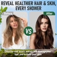 thumbnail image 4 of High-output shower filter - 99% removal of hard water, heavy metals, chlorine, and harmful substances, improves your skin and hair (silver), 4 of 4
