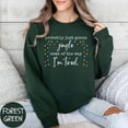 thumbnail image 4 of Probably Just Gonna Jingle Some of The Way I'm Tired Graphic Pullover | Funny Christmas Sweater Shirt, 4 of 7