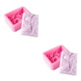thumbnail image 3 of pitrice Soap Mold Craftsmanship Chocolate Making Home Accessories Handmade Soaps Silicone Mould Angel Shape Flower Pattern DIY Prop 2Set, 3 of 6