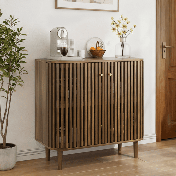 Algherohein Modern Sideboard with Storage,TV Stand & Coffee Bar Cabinet for Kitchen, Dining Room, Living Room
