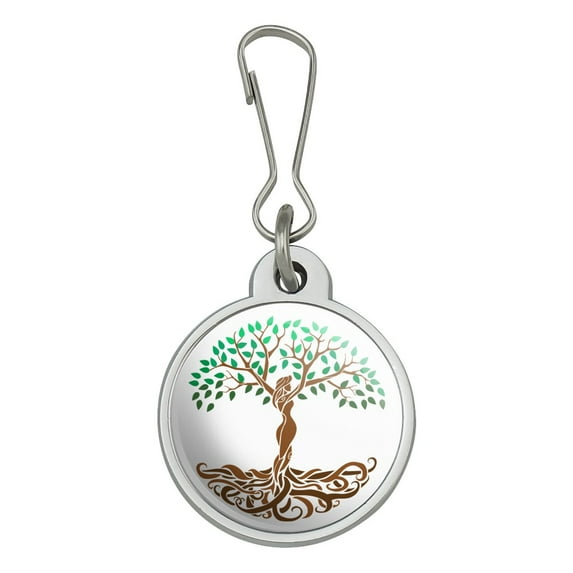 Tree of Life Mother Nature Jacket Handbag Purse Luggage Backpack Zipper Pull Charm