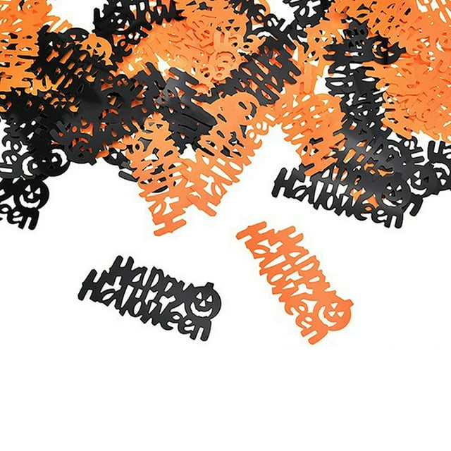 Halloween Confetti Ghost Maple Leaf Spider Web Pumpkin Confetti Table Confetti