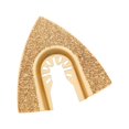 thumbnail image 3 of Hoja de raspado de grano de carburo Triangular, hoja multiherramienta de 75mm, accesorio de Metal, multiherramienta para lijado, lechada de azulejos, 3 of 8